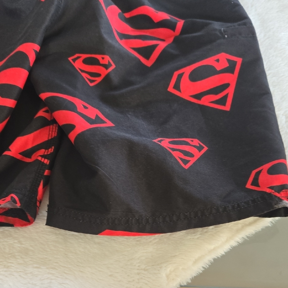 DC Comics Kids Black and Red Superman Shorts - Picture 8 of 11